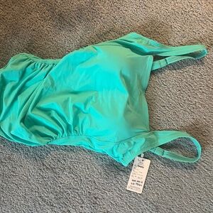 Brand new Size 6 green one piece bathing suit